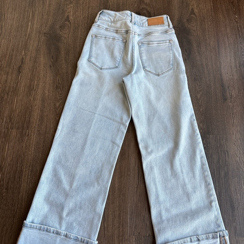 Dear John Light Blue Flare & Wide Leg Jeans - Picture 2 of 6